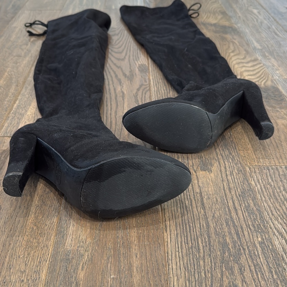 BLACK Steve Madden Gorgeous Boots size 9 - Picture 4 of 6